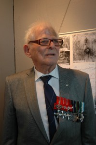 Björn Munsterhjelm under sitt besök på Beredskapsmuseet 2009. (foto Johan Andrée)