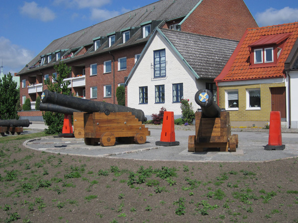 De gamla kanonerna i Ystad