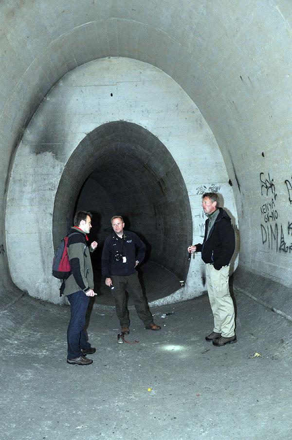 Tunnelsystemen mellan delar i anläggningen var imponerande i storlek. Då skall man komma ihåg att den stora huvudtunneln som förbinder de olika PanzarWerken är ännu större.