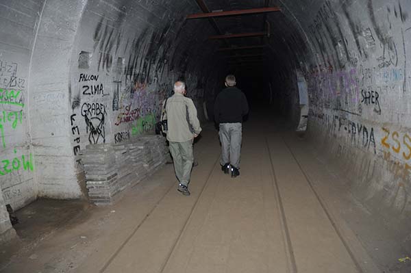 Den stora huvudtunneln under PzW 717 i Pniewo.