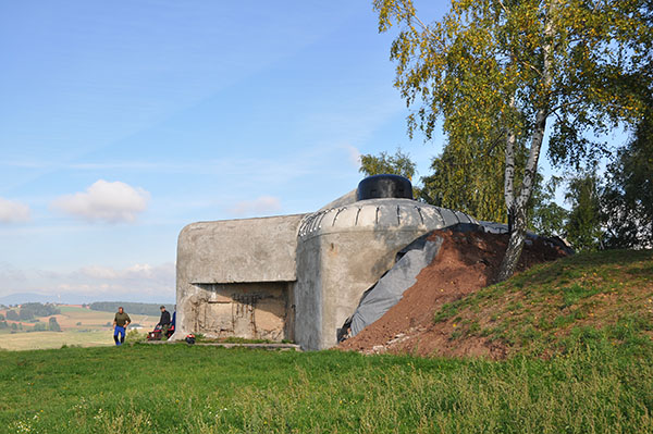 Bunkern T-S-1 a KOTA. Ett pågående renoveringsprojekt.