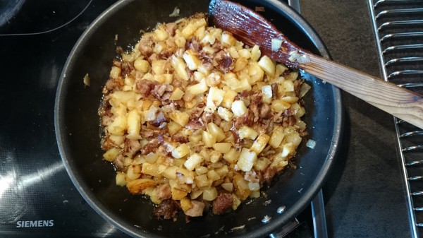 Den perfekta pytt-i-pannan! Verkligen något att njuta av!