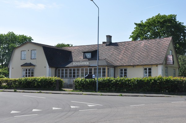 Pensionat Solgården i Maglehem där man njöt av repetitionsövningarna.