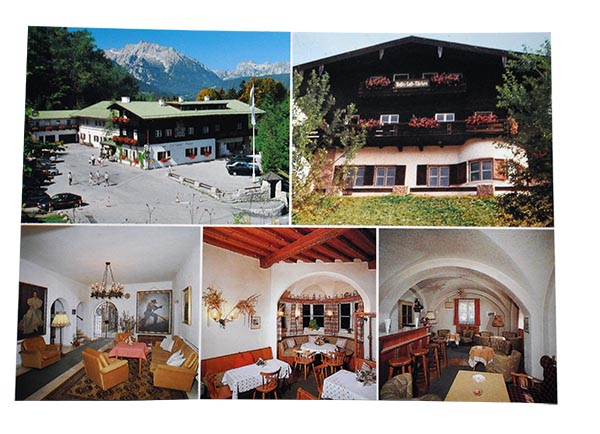 En hälsning från Obersalzberg och Hotel Zum Turken.