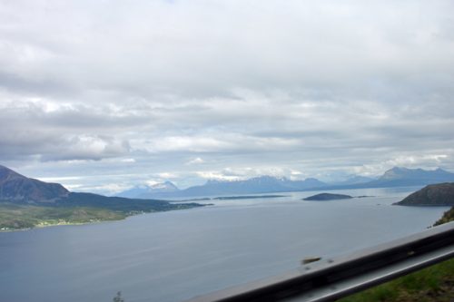 En bild genom bilfönstret fick bli den sista naturbilden.